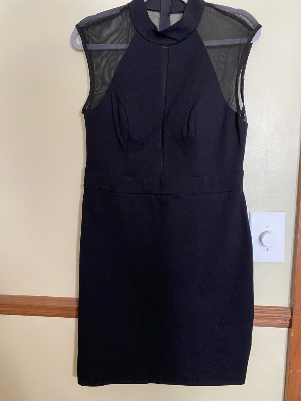 Rebecca B Women's Black Midi Dress - Elegant Everyday Style